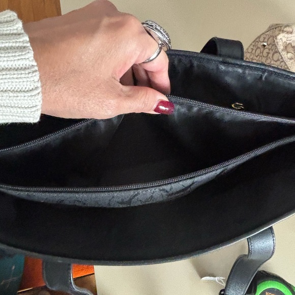 Women's Lauren Ralph Lauren Black Tote Bag Large - Picture 8 of 11